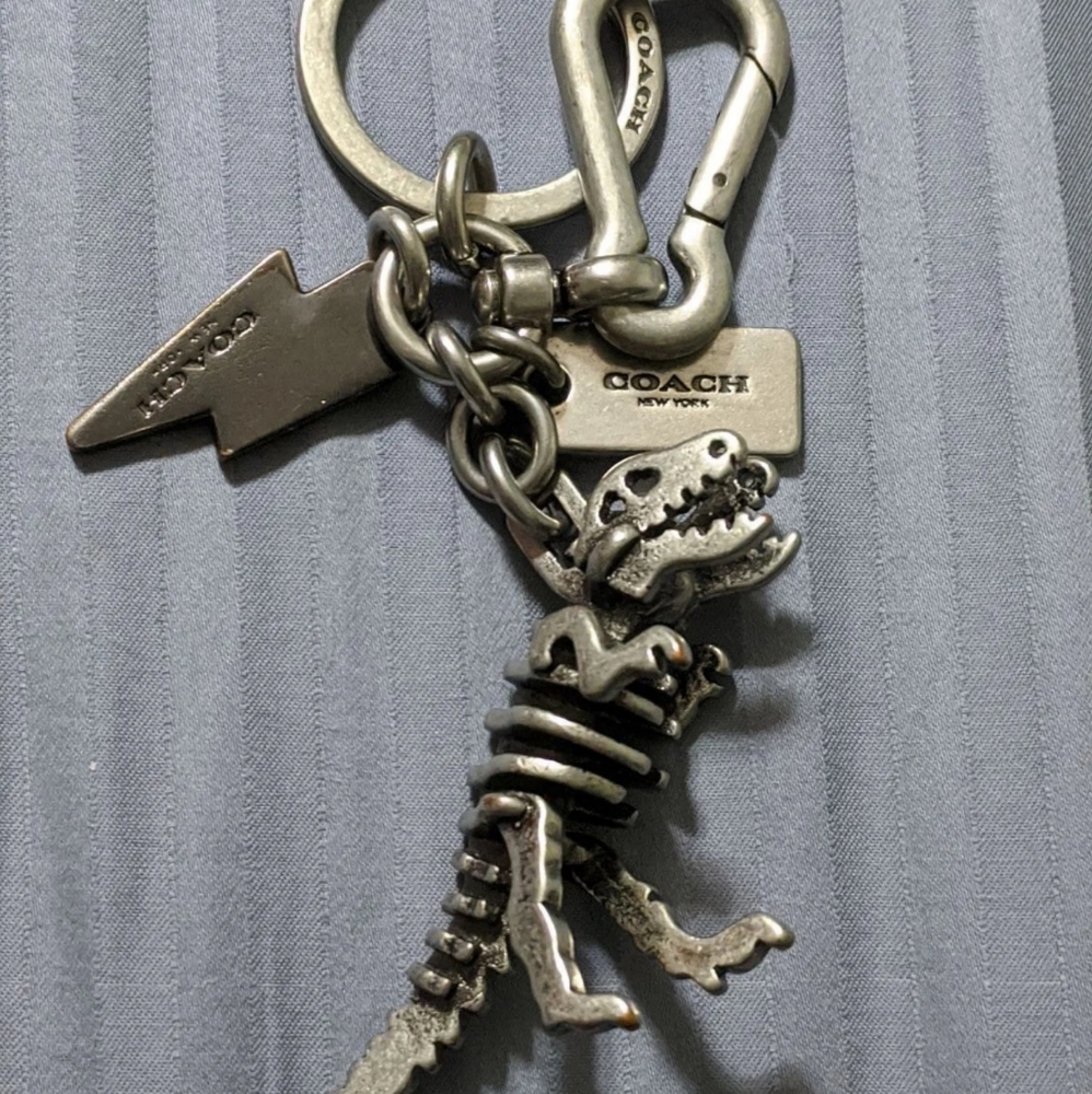 Coach Rexy T-Rex Key Fob Bag Charm Dinosaur